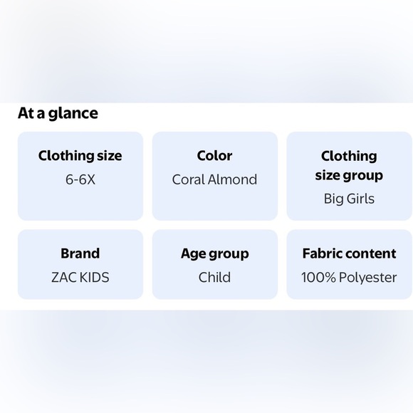 Zac Kids colorful coral dress. NWT! Size 6/6x! - Picture 5 of 6